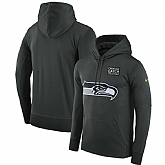Men's Seattle Seahawks Anthracite Nike Crucial Catch Performance Hoodie,baseball caps,new era cap wholesale,wholesale hats